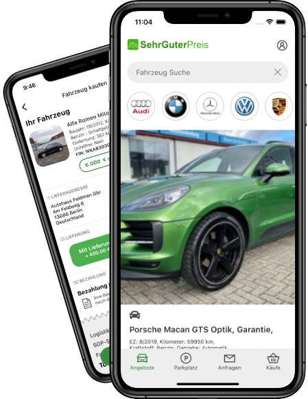 SehrGuterPreis Autohändler App